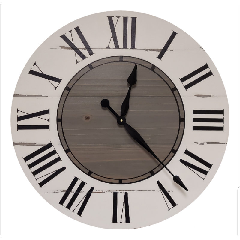 Malidienne Wood Wall Clock, Small