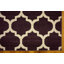 Tapis à motif géométrique mauve Cara-Leigh-712895561