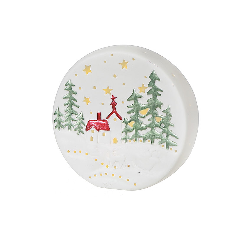 ihcasadecor Christmas Tree Decorative Accent, 8" H x 7" W x 4" D