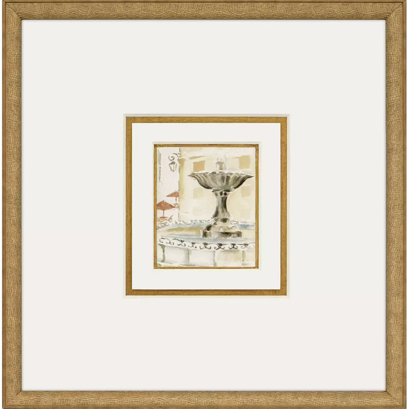 Fountains II Framed Art