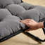 Méridienne de patio avec repose-pieds, fauteuil inclinable confortable avec coussin gonflable et repose-pieds, idéale pour la vie moderne et la détente