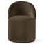 Petit fauteuil roulant pivotant en tonneau avec roulettes cachées (ensemble de 2)-131634441