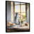 Black Floater Framed