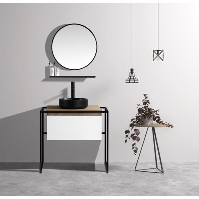 Ensemble de meuble-lavabo simple 32 "avec miroir