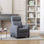 25.59" Wide Modern and Upholstered Soft Push Back Recliner With Massage (Set of 2)