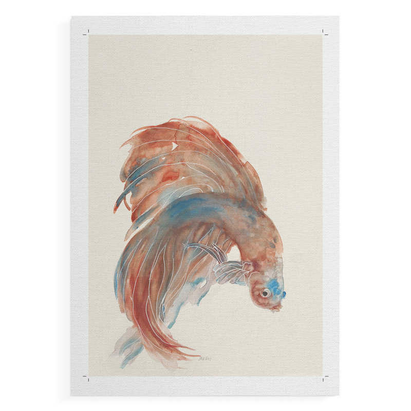 Betta III - Impression sur toile seulement - NON-CADRE, H 18 po x l 12 po