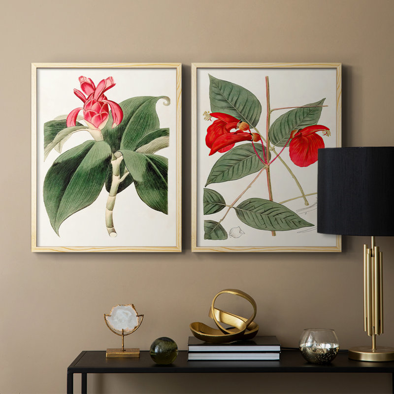 Impression encadrée FloraOf TheTropicsI-Premium - prête à être accrochée - aucun clou requis - aucun clou requis