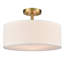 Plafonnier semi-encastré 3 lumières-1458752901