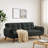 Linen Sleeper Couch, Convertible Futon Sofa Bed,75" W Modern 3 Seater  Sofa with Adjustable Backrests and Solid Wood Legs for Small Spaces, Living Room, Bedroom-607877269