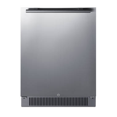 ICEJUNGLE Stainless Steel Refrigerator, 5.30 Cu.Ft Full Size Fridge, 175  Cans Refrigerator with Built-in Design and IPX4 Waterproof, Premium  Stainless