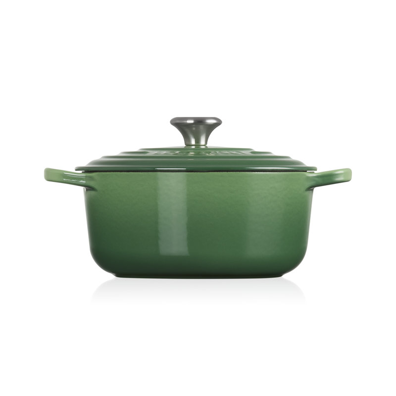 Le Creuset Cast Iron Round Casserole, 24cm / 4.2L, Bamboo