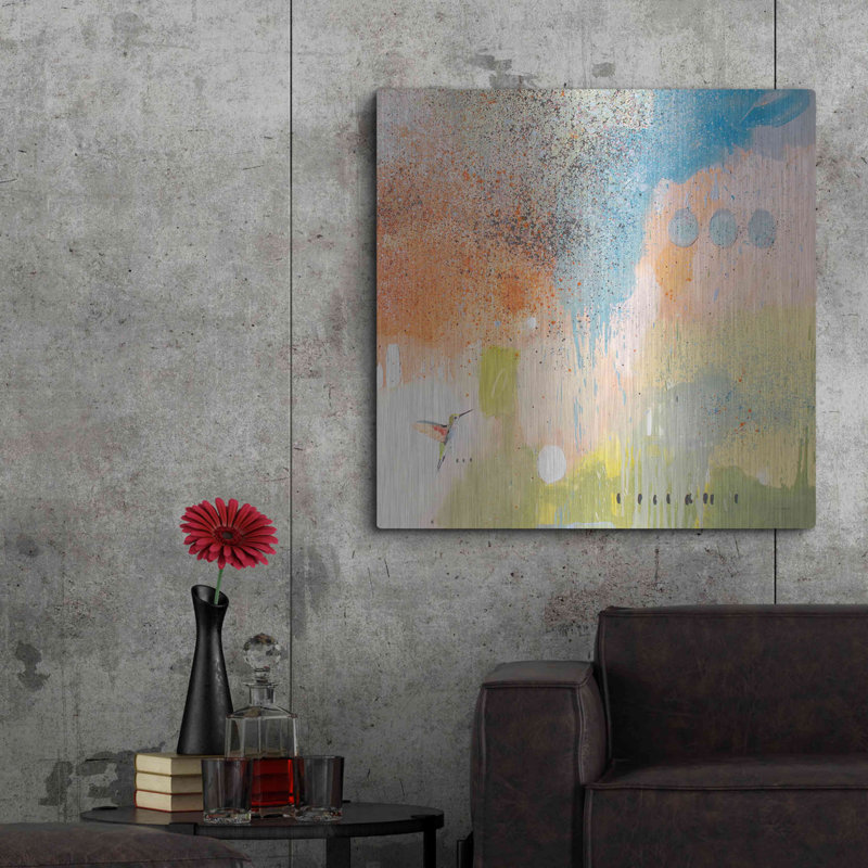 «Hummingbird At Home 1» par Anthony Grant, H 36 po x l 36 po