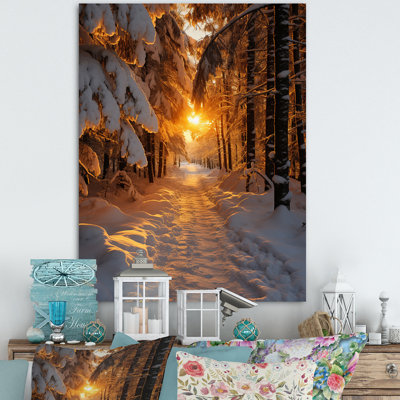 Benboe Alaska Silent Winter II, reproduction d'art sur toile