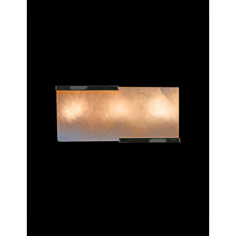 Applique murale encastrée Marquee, Nickel poli