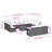 Vidaxl Garden Sofa Set Black