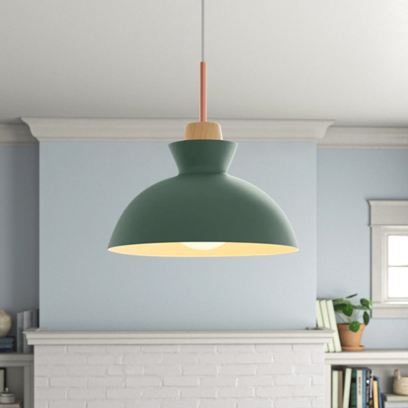 1 - Light Single Dome Pendant Light