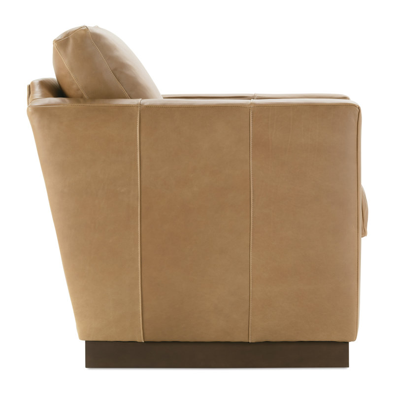 Alba Leather Swivel Chair