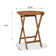 Solid Wood Patio Folding Table 