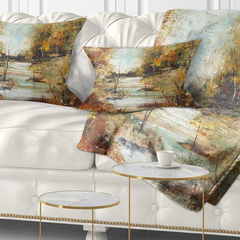 Coussin lombaire Landscape River