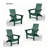 Barbour Greenture Plastic/Resin Adirondack Chair-1049157316