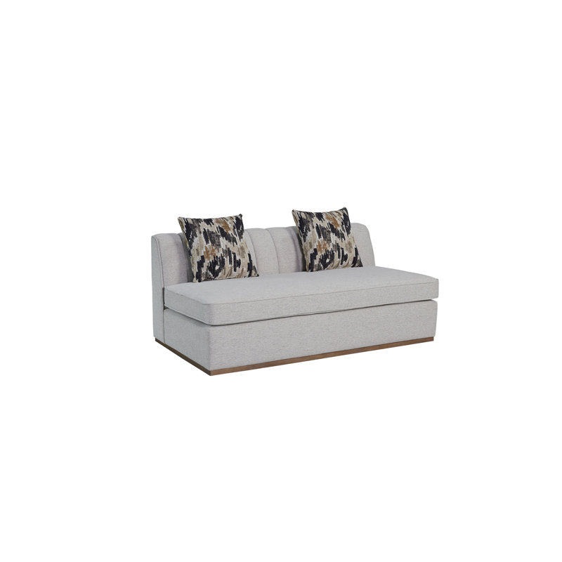 Channel Armless Loveseat