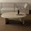 Table de bout ovale en bois massif-2141366397