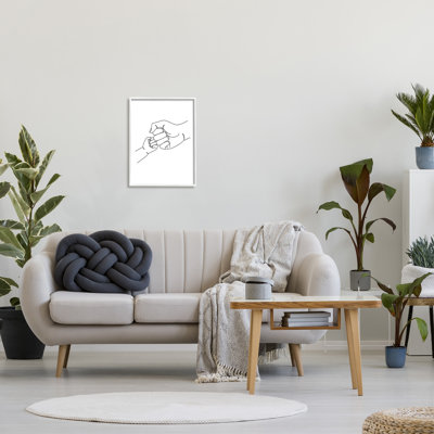 «Fist Bump Family Hands», impression sur toile