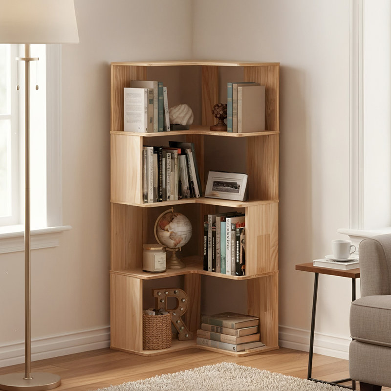 40cm W Bookcase, (5 Shelves) 130cm H x 40cm W x 40cm D