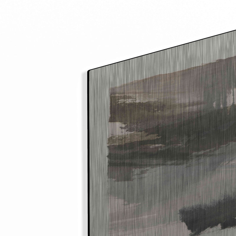 Brayden Studio «Brushscape IV» par Chris Paschke, art mural en métal, H 12 po x l 36 po