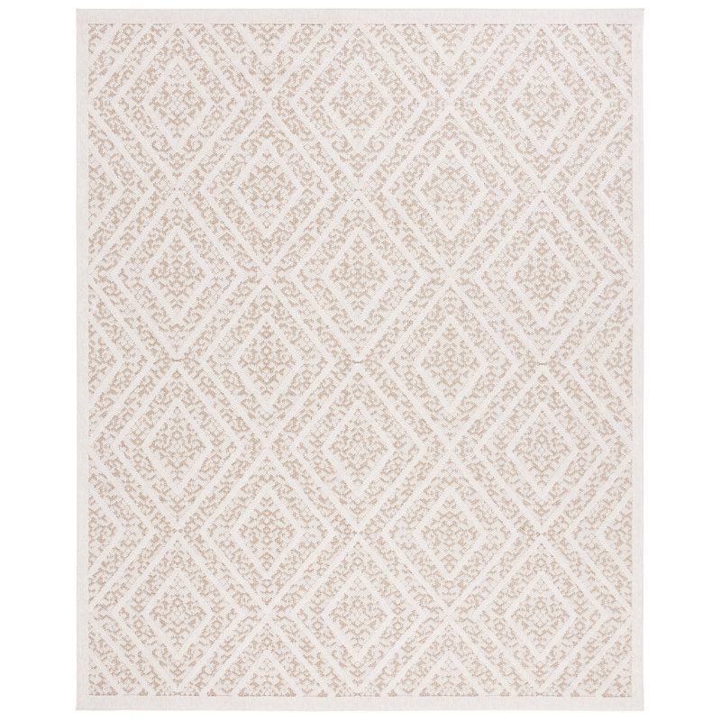 Msro218 Martha Stewart Global Performance Geometric Indoor/Outdoor Area Rug, Rectangle 8' x 10'