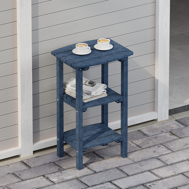 Table d'appoint Classic à 3 tablettes, Bleu patriote