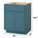 24" W Birch Plywood Freestanding Single Base Storage Cabinet with Soft Close Door