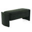 Chambre à coucher sombre - Rangez votre banc d'appartements avec un rangement généreux et élégant