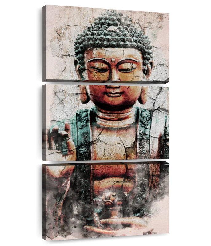Mystical Buddha, 52" H x 24" W