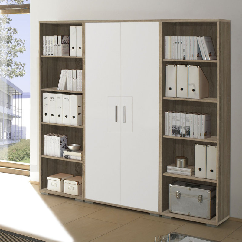 Filing Cabinet, Sonoma Oak/White