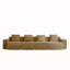 Canapé modulaire à 4 places avec passepoil à bordure française, sans assemblage requis, canapé moderne à 4 places avec coussins décoratifs, tissu de velours brun-1605132353-1605132359