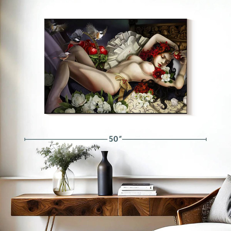 Fallen Snow, 26" H x 39" W