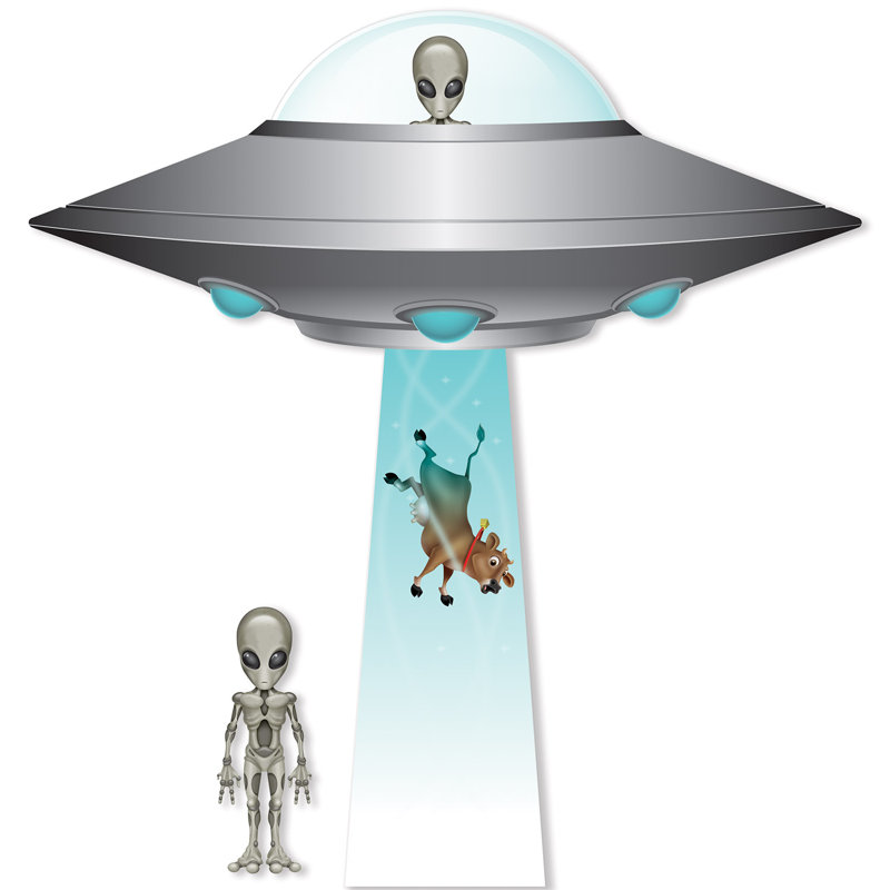 Jumbo Flying Saucer Cutout Set
