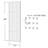 Pegboard Wall Panel Storage Solution, Size: 44"x 13.5"