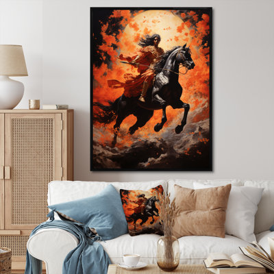 " Hinduism Suryas Dawn Orange II "