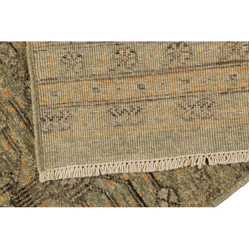 Hand Knotted Wool Area Rug
