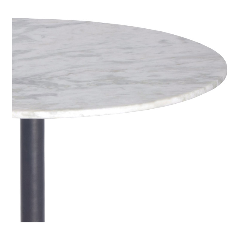 Tori Outdoor Counter Table White Marble, 36" H x 30" W x 30" D