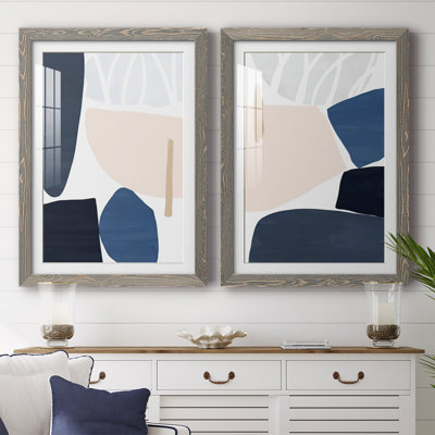 " Denim And Sand I " 2 - Pieces