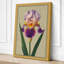 Bearded Iris Botanical - Wrapped Canvas-1689833457-1689833460