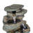 Betsabeth Weather Resistant Waterfall Fountain with Light