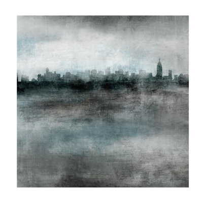 Misty Manhattan Print by Sofia Fox