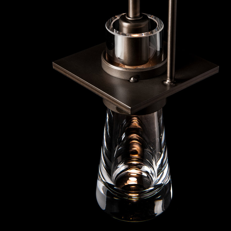 Erlenmeyer Mini Pendant, Medium: 14.8" - 59.8", Dark Smoke