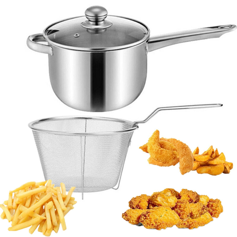 Stainless Steel Non-Stick Frying Pan Set