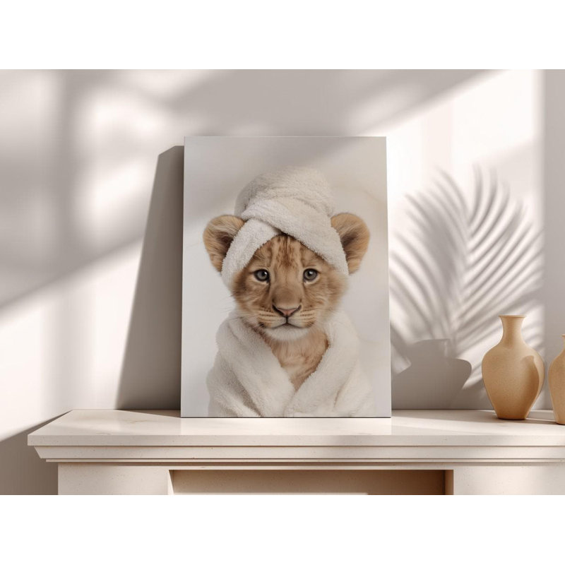 Art sur toile: Lion, H 60 po x l 40 po