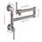 Wall Mounted Pot Filler Faucet, Modern Brass Pot Filler Two-Attachment Wall Mount Folding Kitchen Pot Filler Swing Arm-121210079